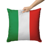 Italian Flag Decorative Throw Pillow Set (Pillow Cover and Insert)