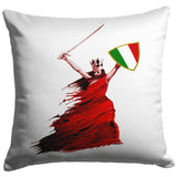 Italian Woman Warrior Decorative Throw Pillow Set (Pillow Cover and Insert)