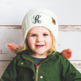 Monogram Kid's Beanies - Add Your Own Initials!