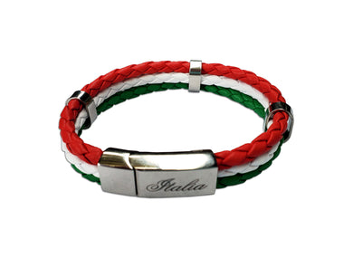 Italia TriColor Leather Bracelet