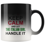 Let The Italian Girl Handle It Color Changing Mug