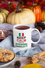 Let The Italian Nonna Handle It 11oz White Mug