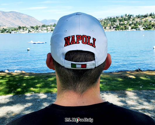 – Love Italy I P.S. Napoli Baseball White Cap