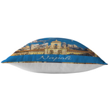 Napoli Blue Pillow Cover with Insert