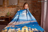 Napoli Fleece Blanket - Portrait