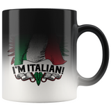 Not Yelling Italian Color Changing Mug.