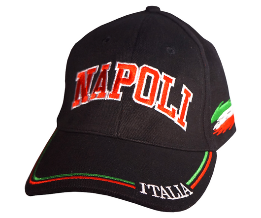 Napoli Black Baseball Cap