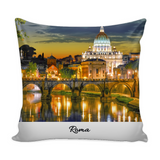 Rome Decorative Throw Pillow Set (Pillow Cover and Insert)