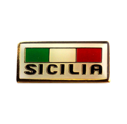 Sicilia Italian Flag Lapel Pin