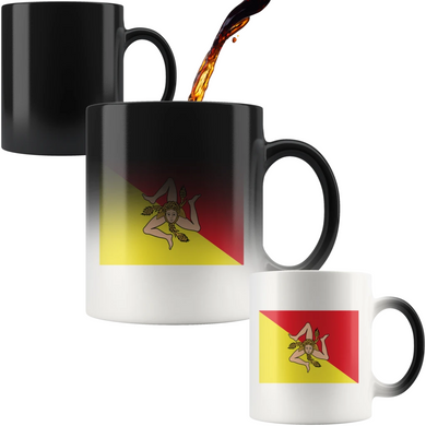 Sicilian Flag Color Changing Mug