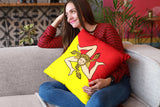 Sicilian Flag Decorative Throw Pillow Set (Pillow Cover and Insert)