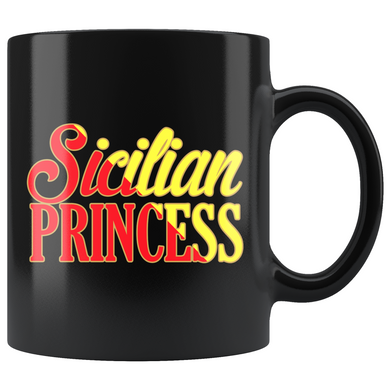 Sicilian Princess Black 11oz Mug