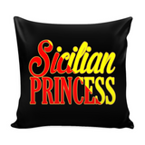 Sicilian Princess Decorative Throw Pillow Set (Pillow Cover and Insert)