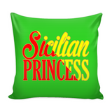 Sicilian Princess Decorative Throw Pillow Set (Pillow Cover and Insert)