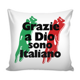 Thank God I'm Italian Decorative Throw Pillow Set (Pillow Cover and Insert)