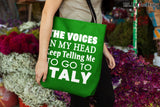 The Voices Tote Bag - Green