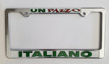 Un Pazzo Italiano License Plate Silver Frame