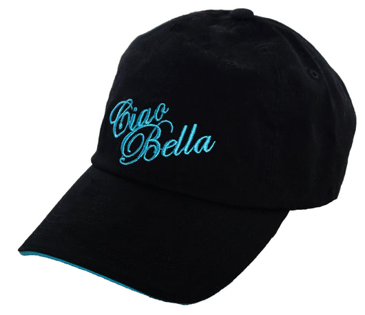 Ciao Bella Black Baseball Cap
