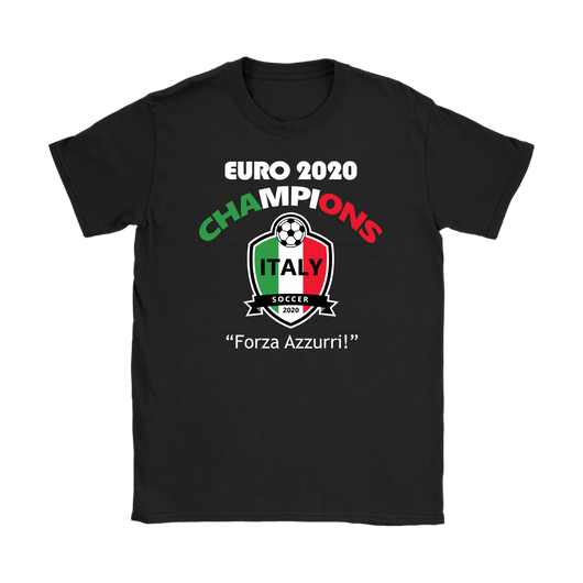 Euro 2020 Champion Gildan Women s T shirt P.S. I Love Italy