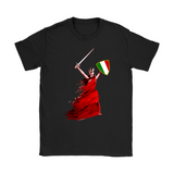 Italian Woman Warrior - Gildan Womens T-Shirt
