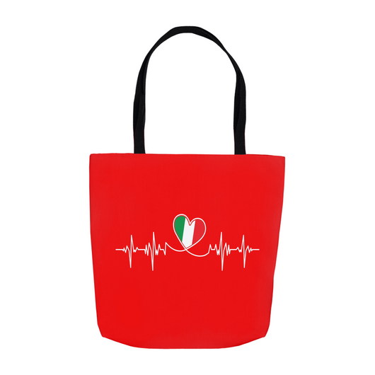 Italian Lifeline Tote Bag - Red