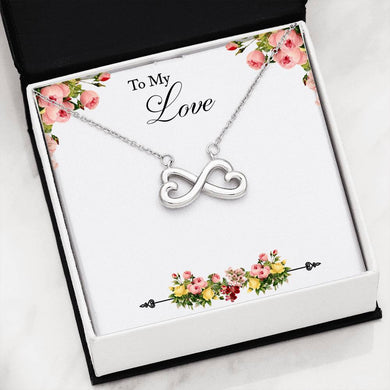 Infinity Hearts Necklace to Sweetheart