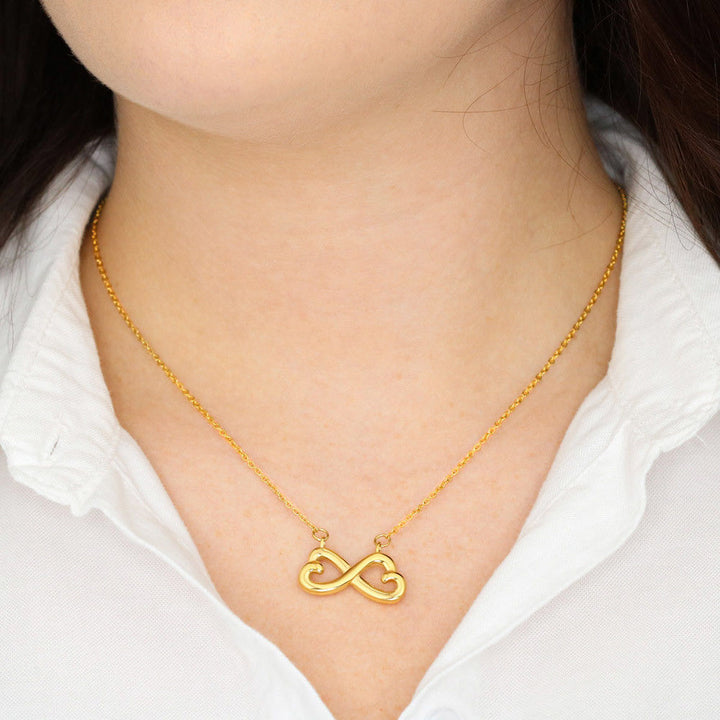 Infinity Hearts Necklace to Wife from Husband – P.S. I Love Italy