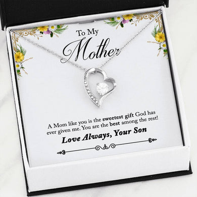 Forever Love Necklace to Mom from Son