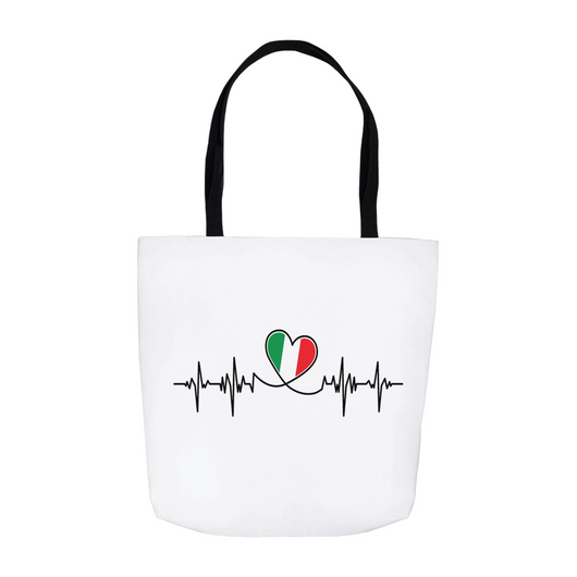 Italian Lifeline Tote Bag - White