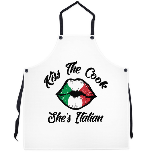 Kiss The Cook She's Italian Apron