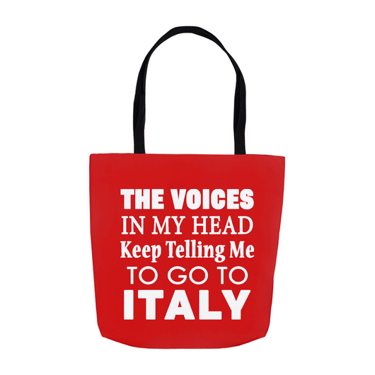 The Voices Tote Bag - Red