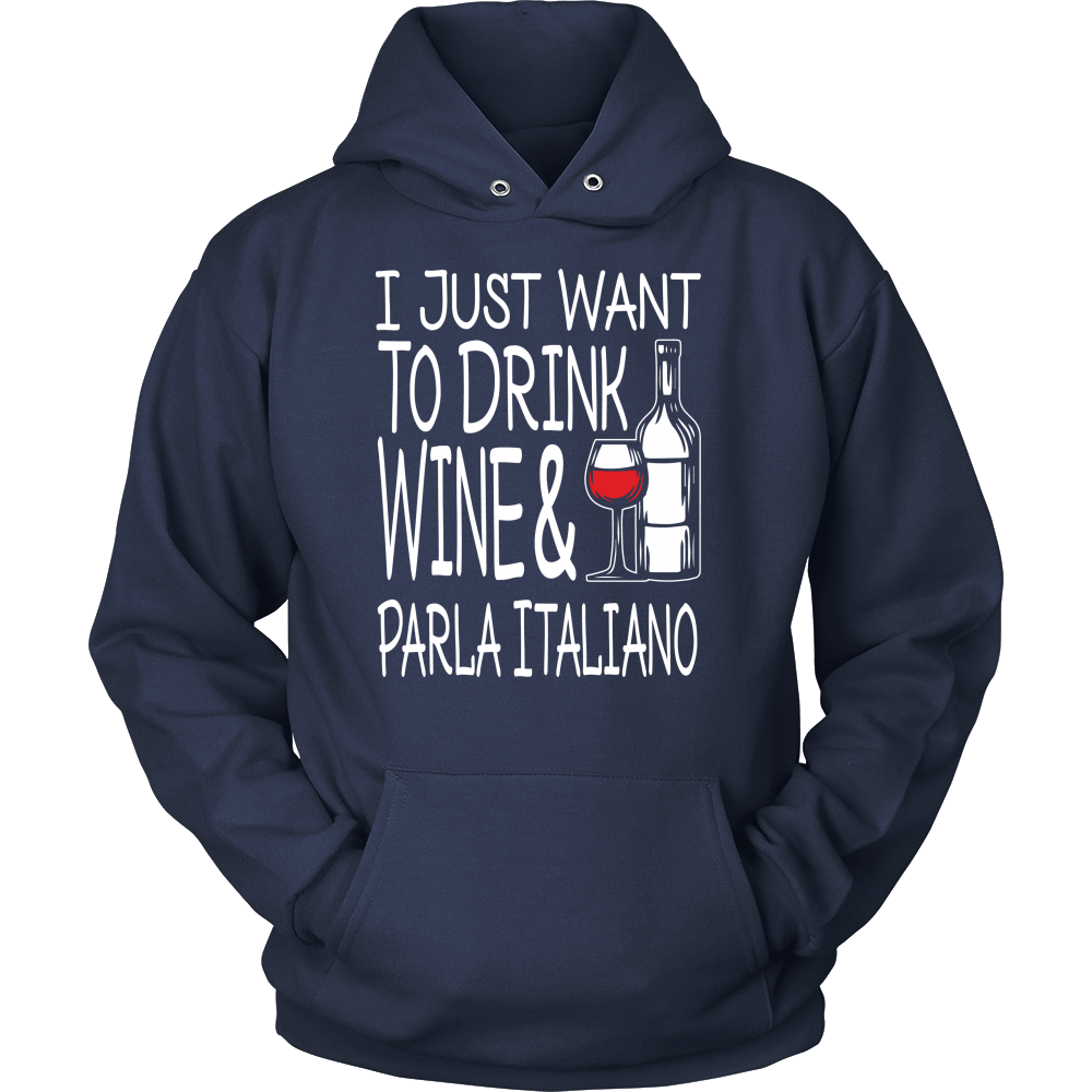 Drink Wine And Parla Italiano Shirt – P.S. I Love Italy