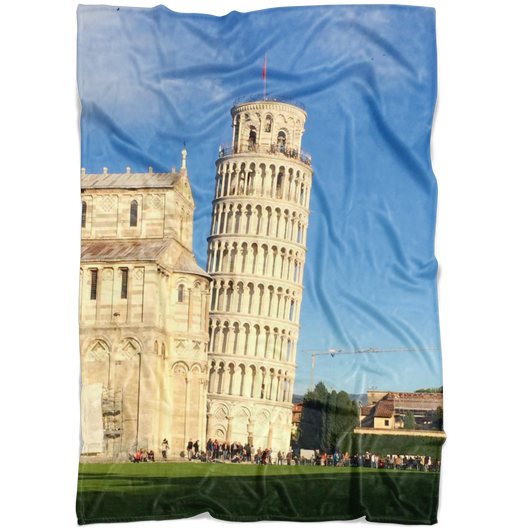 Pisa Fleece Blanket - Portrait