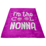I'm the Cool Nonna Pink Fleece Blanket