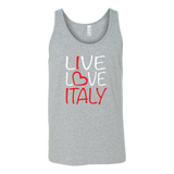 Live Love Italy Canvas Women's Tank