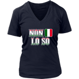 Italian I Don't Know Shirt