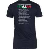 10 Signs You Grew Up In Italian Family Shirt