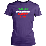 Italian Husband Happy Life Shirt