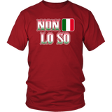 Italian I Don't Know Shirt