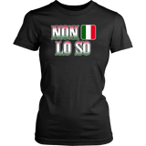 Italian I Don't Know Shirt