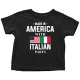 Made in America with Italian Parts Toddler Shirt
