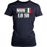 Italian I Don't Know Shirt