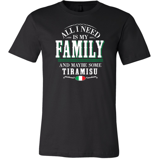 Family and Tiramisu Shirt