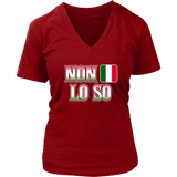 Italian I Don't Know Shirt