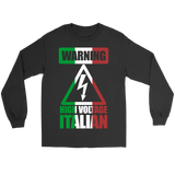 Warning High Voltage Italian Shirt