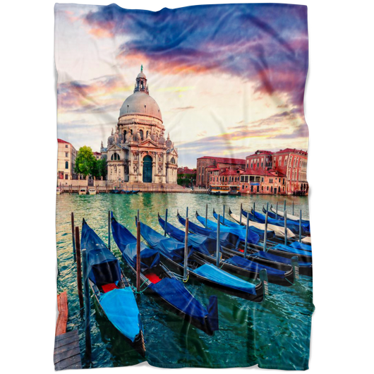 Venice Fleece Blanket - Portrait