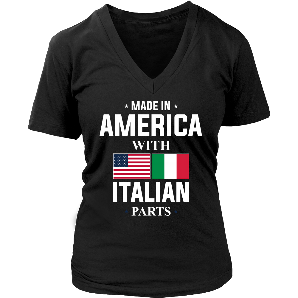 Made in America with Italian Parts Shirt – P.S. I Love Italy